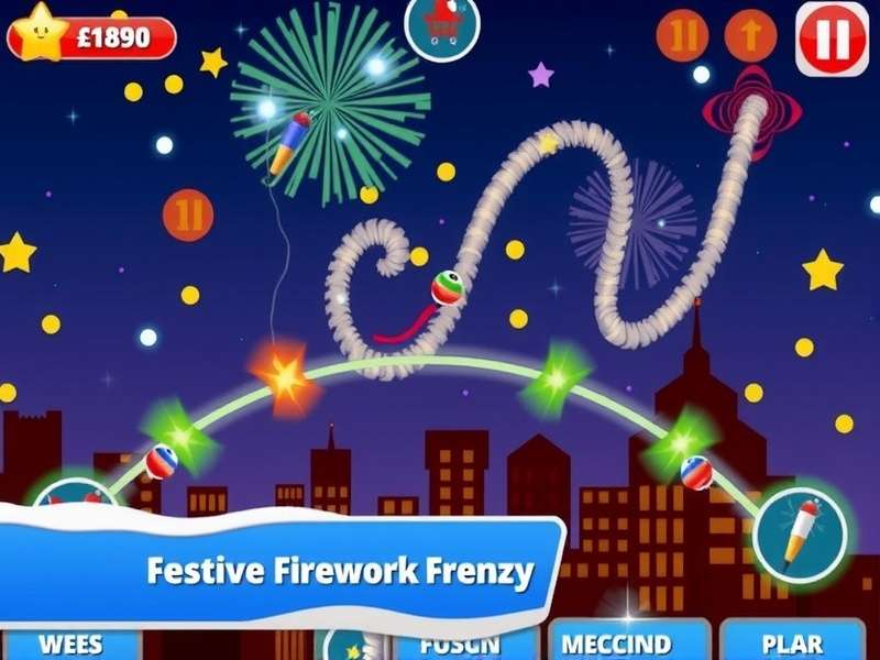 Festive Firework Frenzy Game Screenshot